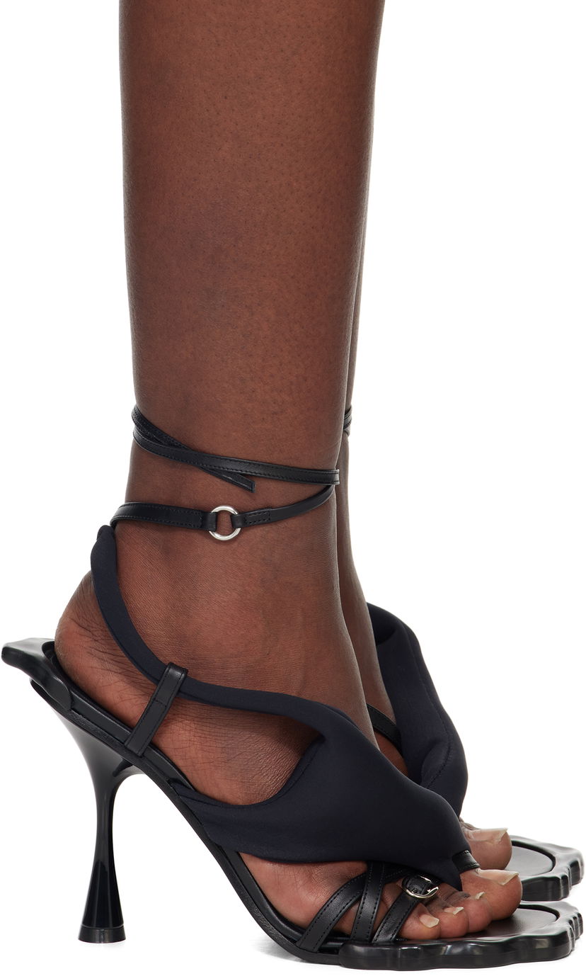 Kengänhoito Ottolinger Ottolinger Flower Heeled Sandals Musta | 13190013102