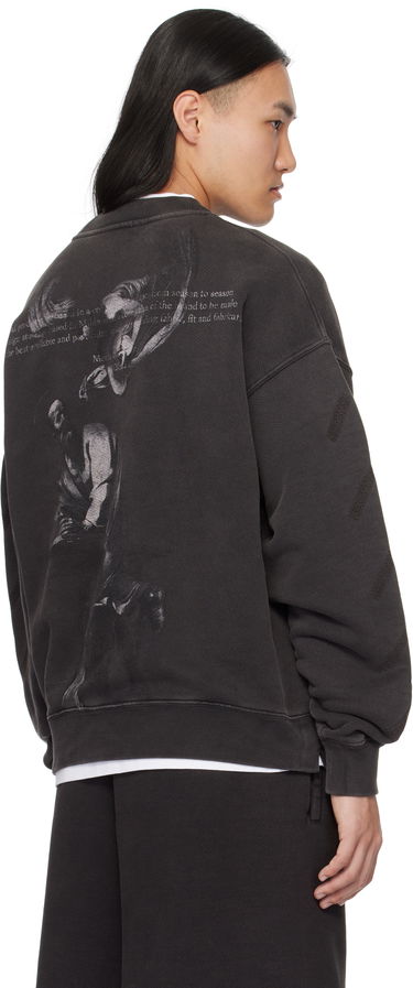 Villapaita Off-White Off-White S.Matthew Skate Sweatshirt Musta | OMBA054C99FLE0091077, 2