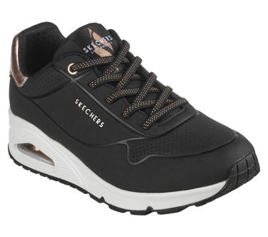 Tennarit ja kengät Skechers Uno - Shimmer Away Musta | 155196-BLK, 4