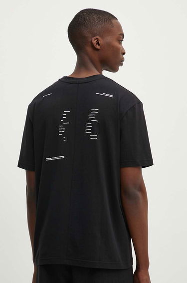 T-paita HELIOT EMIL Abstract Portrait Print T-Shirt Musta | HE.M.09.041.C07, 4