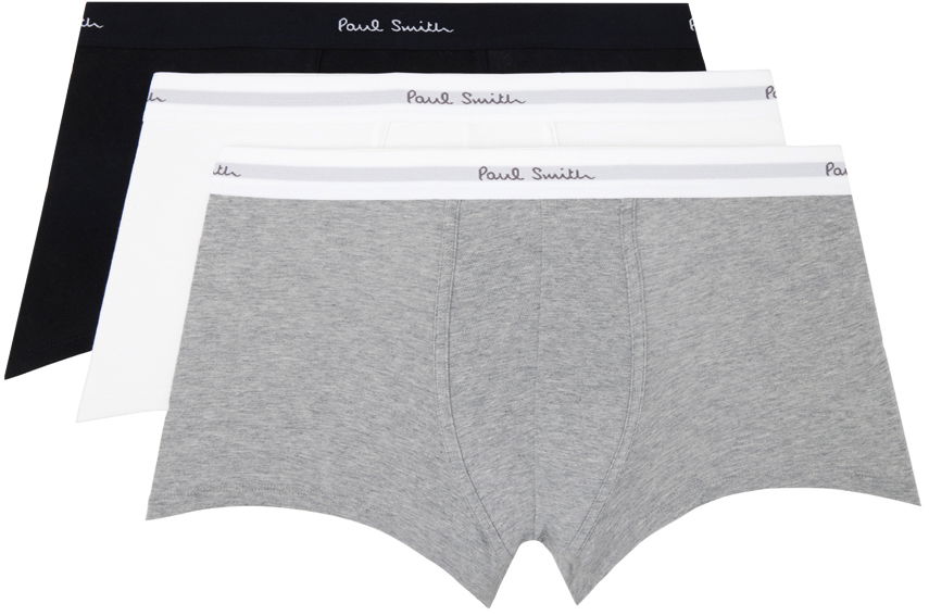 Nyrkkeilijät Paul Smith Three-Pack Multicolor Boxer Briefs Monivärinen | M1A-914-M3PKA-1A, 0