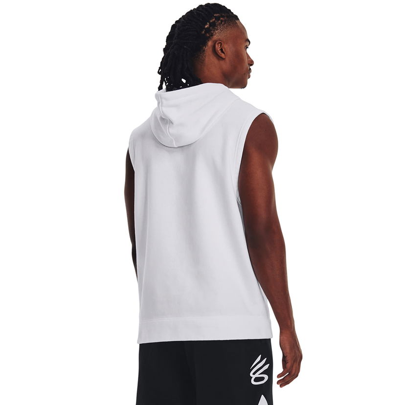 Huppari Under Armour Curry Fleece Slvls Hoodie White Valkoinen | 1374301-100