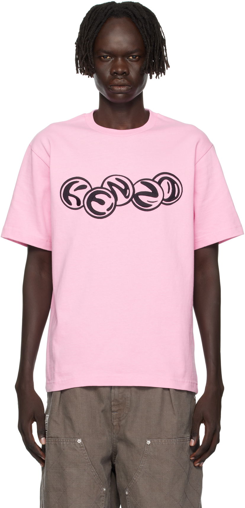 T-paita KENZO Kenzo Paris 'KENZO Pachinko' Classic T-Shirt Vaaleanpunainen | FF65TS2614SI