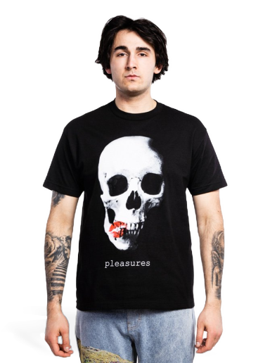 T-paita Pleasures Make Out T-Shirt Musta | P21W036-BLACK