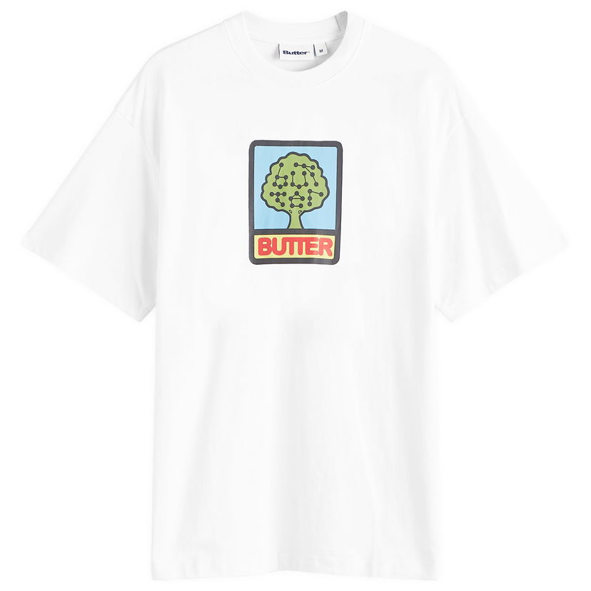 T-paita Butter Goods Growth T-Shirt Valkoinen | BGQ224D20401