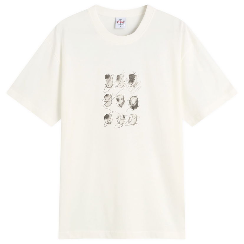 T-paita Polar Skate Co. Sequence T-Shirt, Size Small Valkoinen | PSC-F25-23-CWH