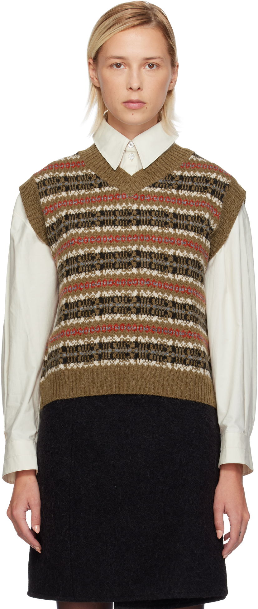 Liivi Max Mara Weekend Fleres Jacquard Vest Monivärinen | 2525356022600