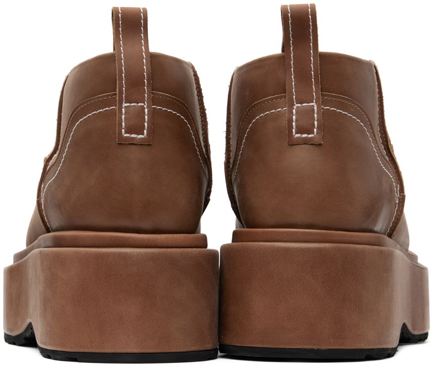 Asusteet We11done We11done Pull-Loop Platform Boots Ruskea | WD-AO1-23-468-W-BR, 1