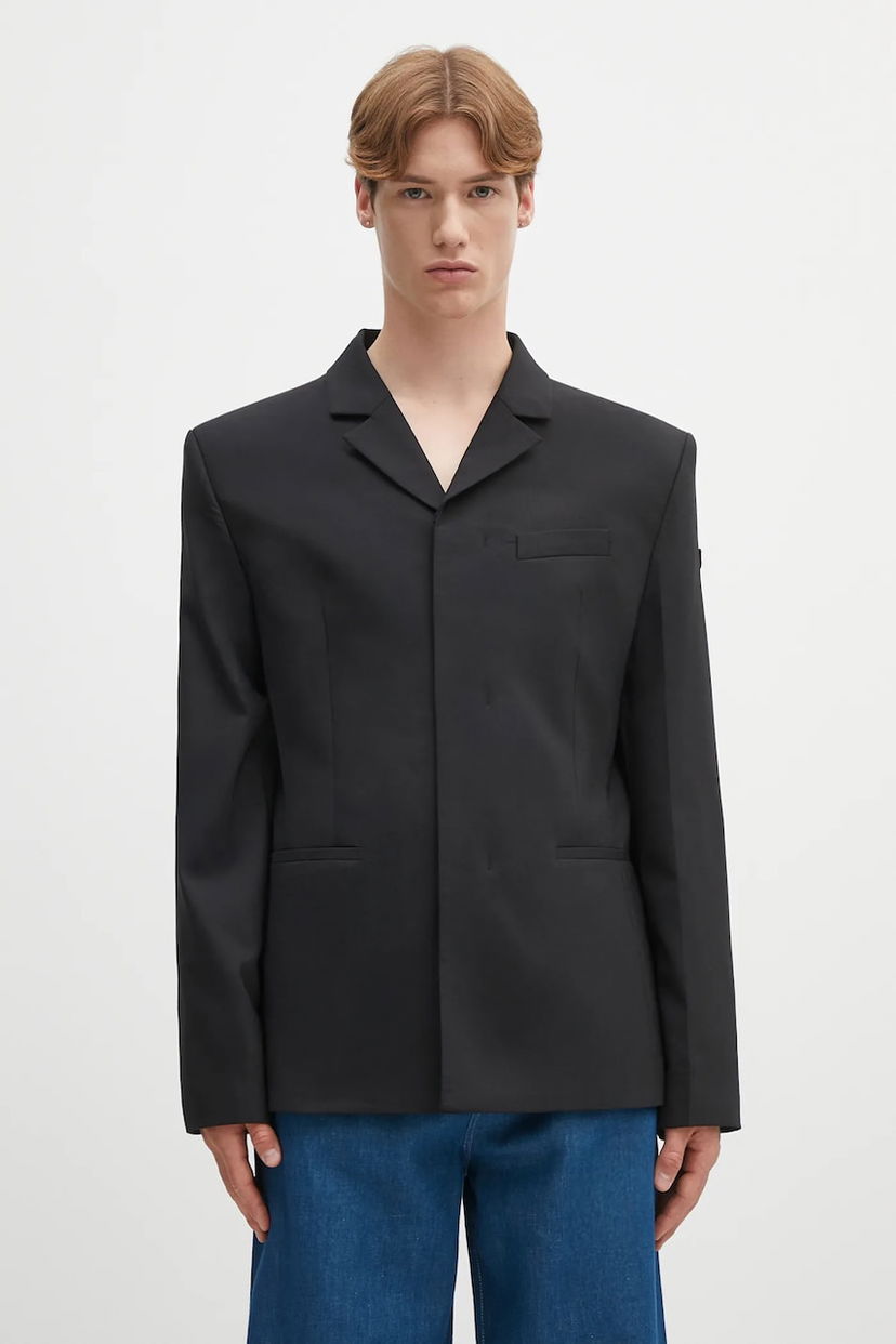 Takit 032C 032C Office Attire Wool Blend Blazer Musta | S25.MRW.2001.000
