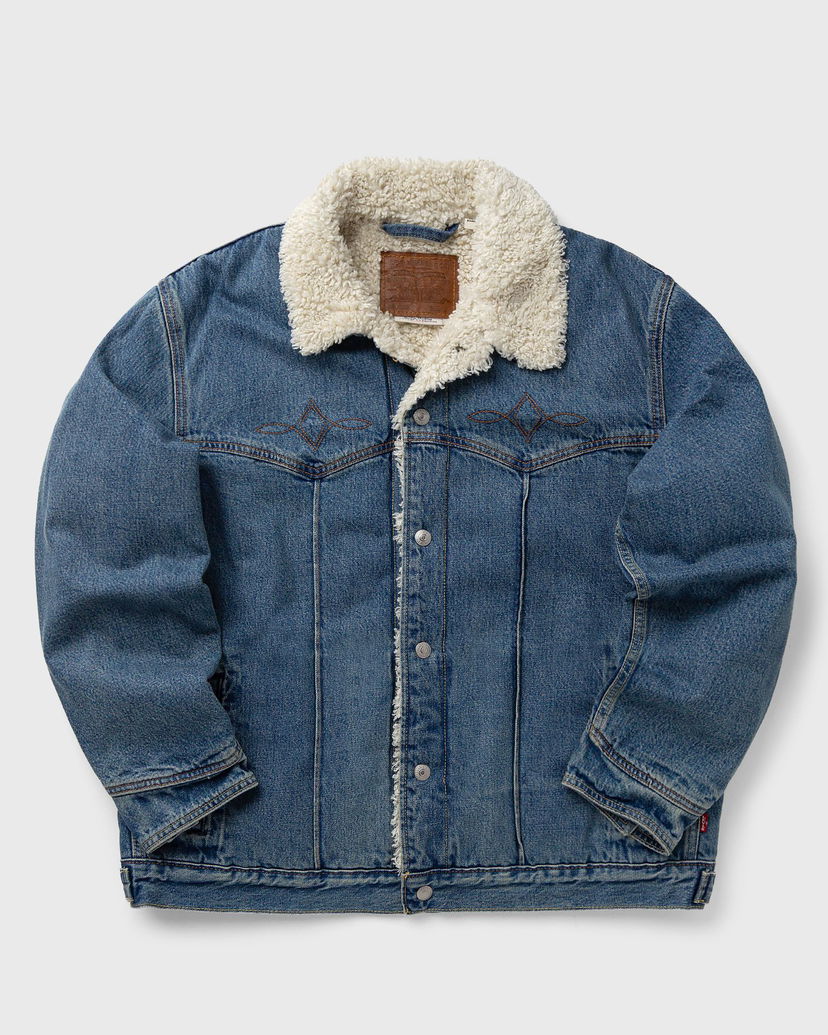 Takki Levi's Sherpa Trucker Jacket Sininen | 002WX-0001