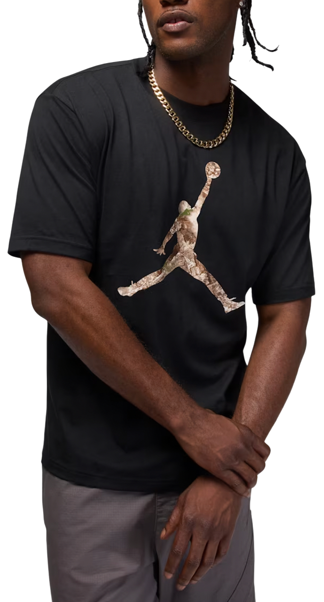 T-paita Jordan Brooklyn Realtree Jumpman T-Shirt Musta | hq9016-010, 0