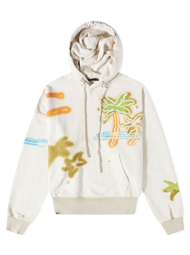 Huppari Palm Angels Neon Palm Popover Hoody Monivärinen | PMBB117S23FLE0110384