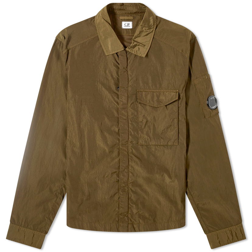 Takki C.P. Company Chrome-R Pocket Overshirt Ruskea | CMOS039A-005904G-683