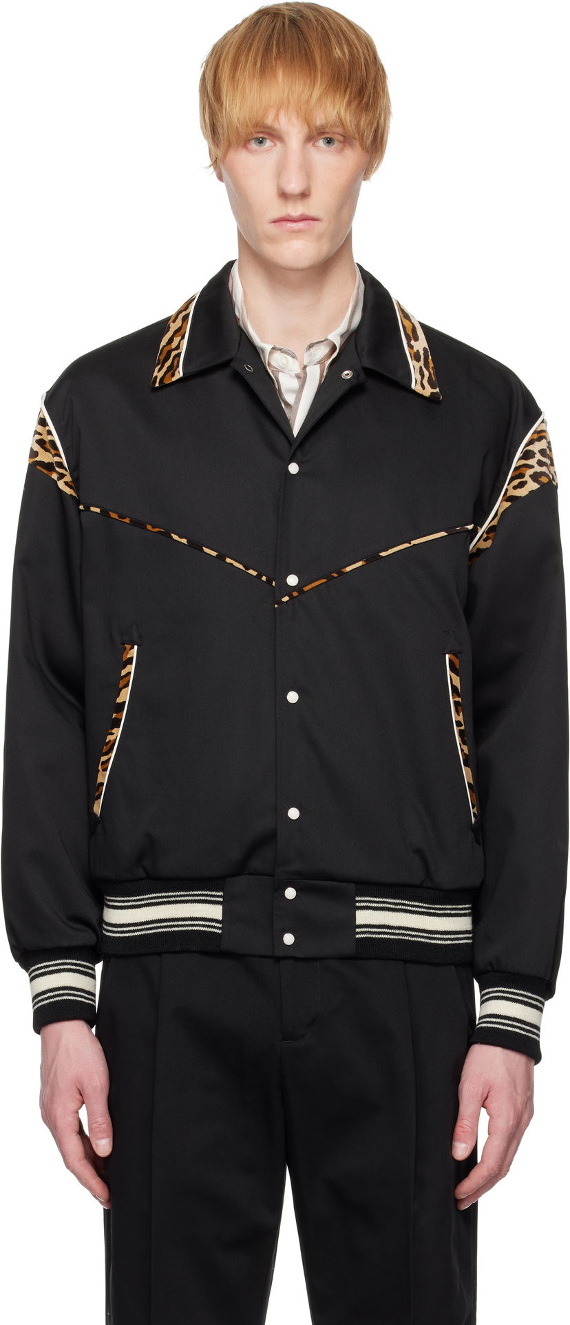 Bomber-takki WACKO MARIA WACKO MARIA Western Jacket Musta | 25SS-WMO-BL12