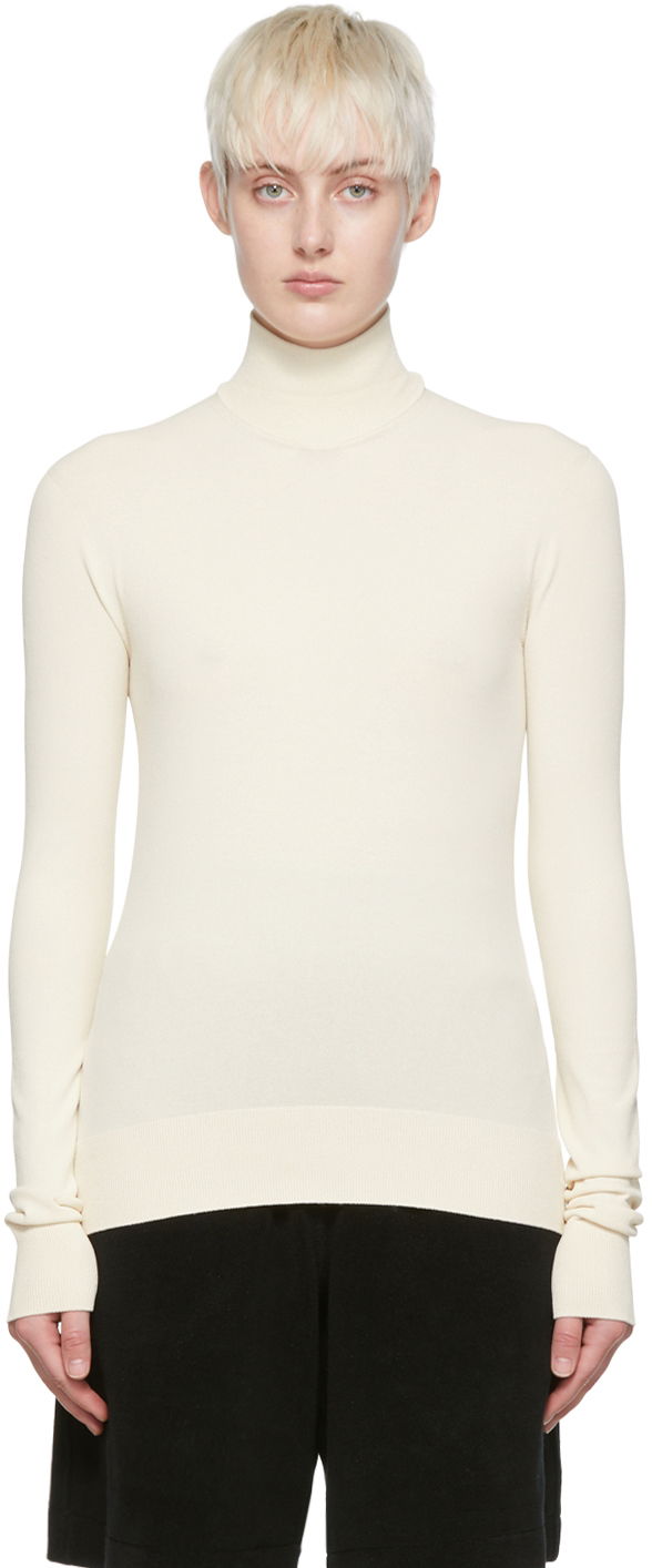 Villapaita Bottega Veneta Viscose Turtleneck Beige | 672720 V09V0, 0