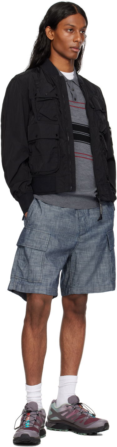 Bomber-takki C.P. Company C.P. Company Chrome-R Multipocket Bomber Jacket Musta | 18CMOW010A-005904G, 3