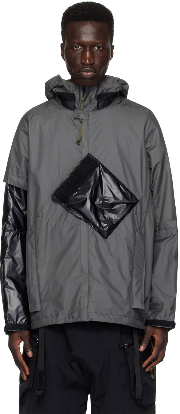 Tuulitakki Acronym ACRONYM J36-WS Hooded Jacket Harmaa | J36-WS, 0