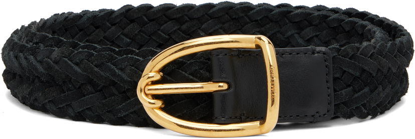 Vyöt Tom Ford TOM FORD Woven Suede Belt Musta | TB314-ICL095X