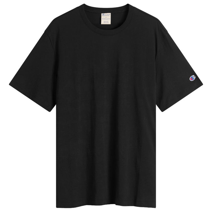 T-paita Champion Reverse Weave Loose Fit T-Shirt, Size Large Musta | 220761-KK001