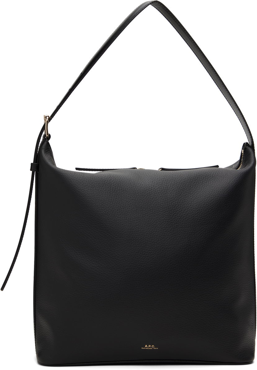 Olkalaukku A.P.C. Leather Shoulder Bag Musta | PXCBL-F61902