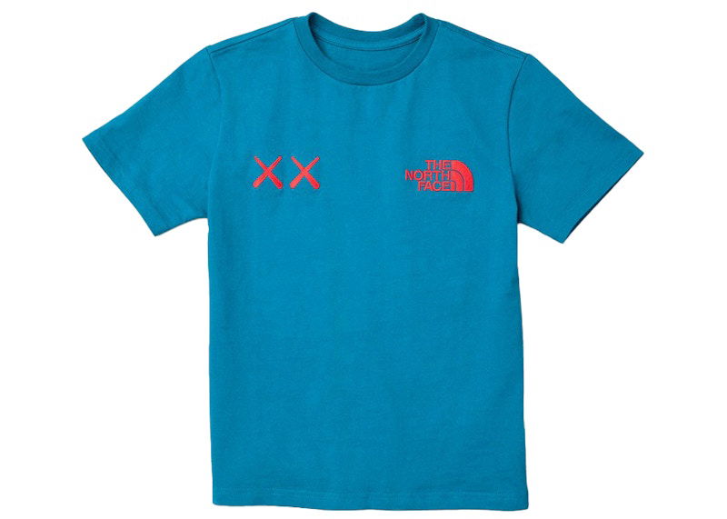 T-paita KAWS KAWS x The North Face Youth T-Shirt Sininen | NF0A7WLO
