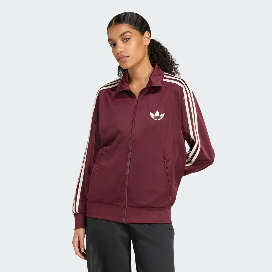 Takki adidas Performance Adicolor Classics Firebird Track Top Burgundia | KH1592, 0