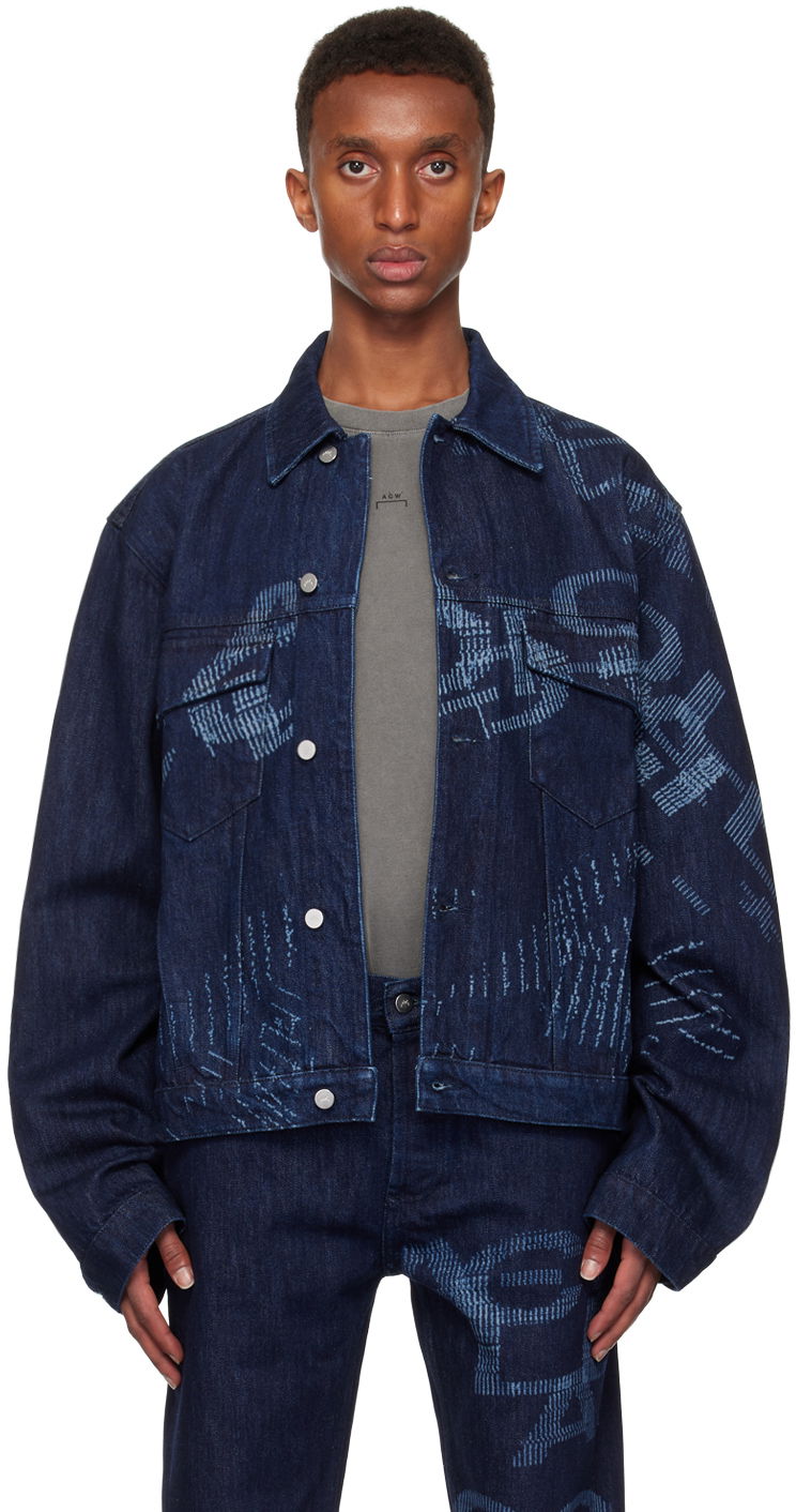 Takki A-COLD-WALL* Annex Denim Jacket Tummansininen | ACWMH059B
