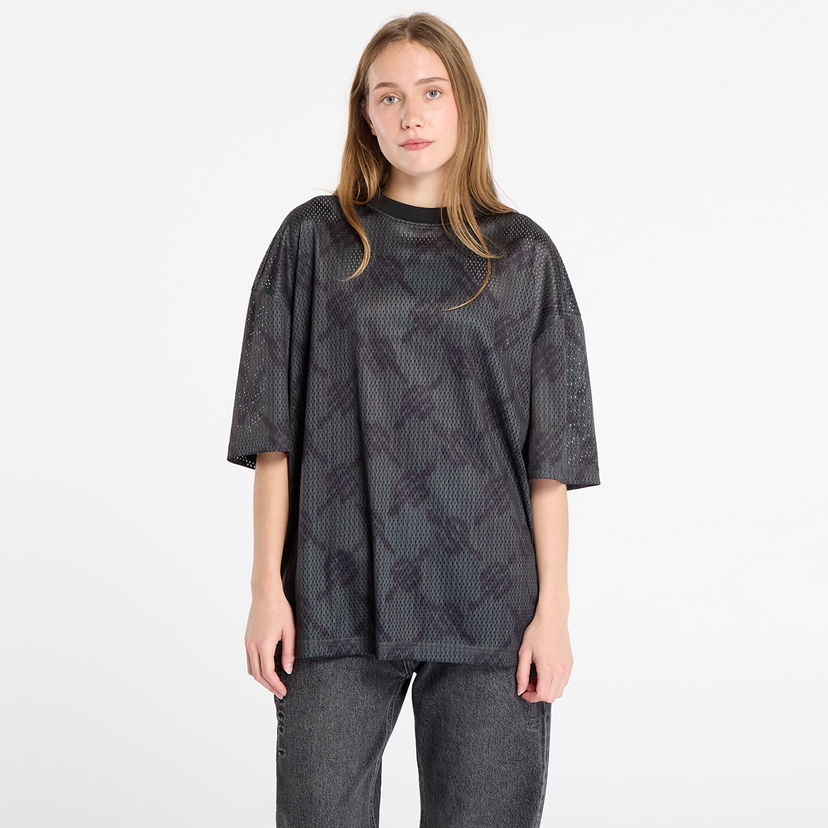 T-paita DAILY PAPER T-shirt Matchstick Mesh Ss T-Shirt Rosin Green Musta | 2521065