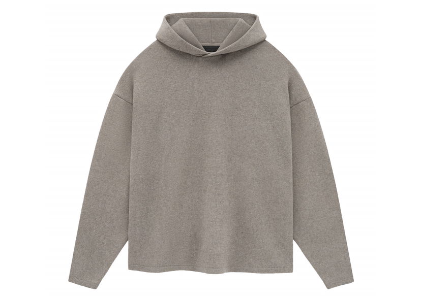 Huppari Fear of God Core Collection Knit Hoodie Heather Grey Harmaa | 192SU244411F