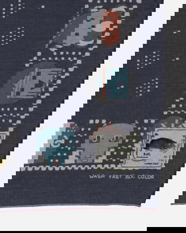 Huivi KAPITAL Selvedge Bandana with Kachina Print Sininen | EK-1169BA 1, 4