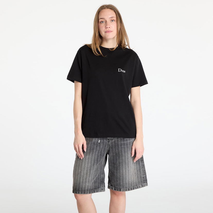 T-paita Dime DIME Classic Small Logo T-Shirt Musta | DIME2SP2536BLK