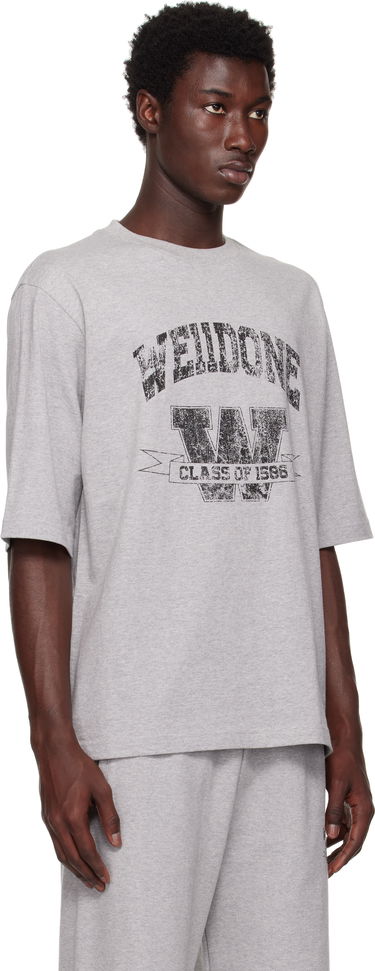 T-paita We11done We11done Printed University T-Shirt Harmaa | WD-TT2-25-743-U-MG, 1