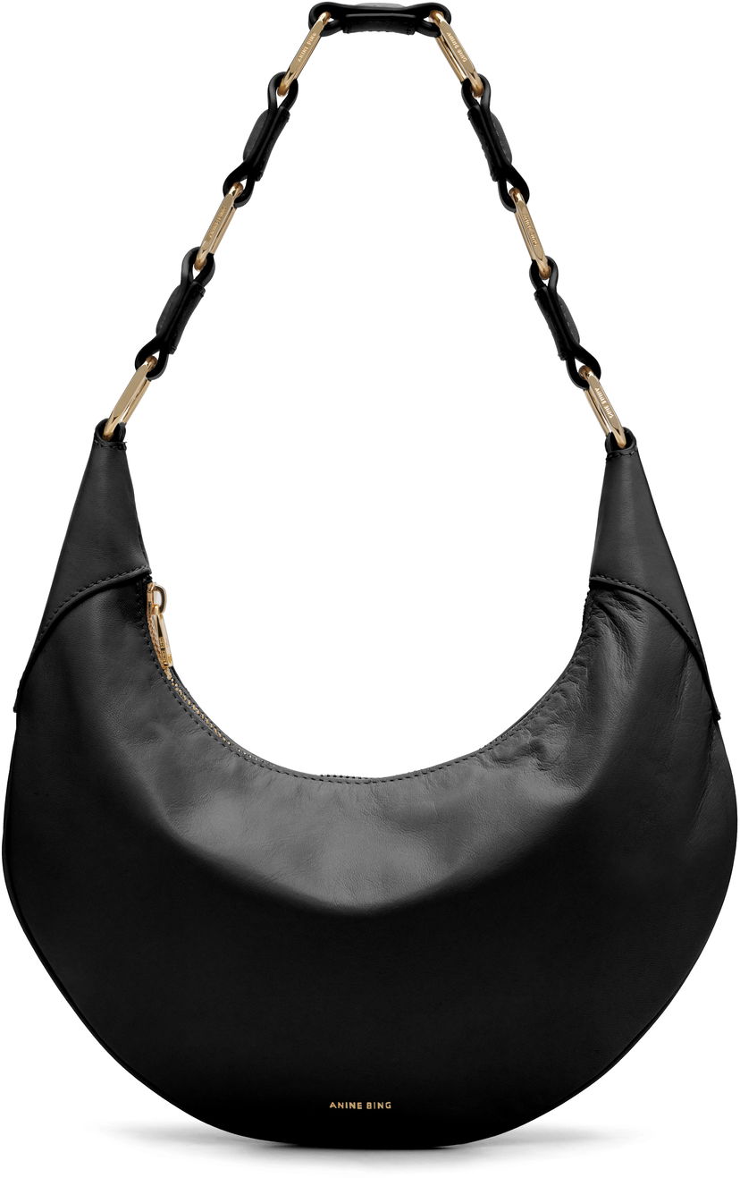 Käsilaukku Anine Bing Anine Bing Kate Hobo Bag Musta | A-13-10695-BLK1