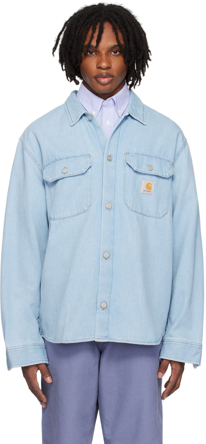 Paita Carhartt WIP Carhartt WIP Harvey Denim Overshirt Sininen | I033346
