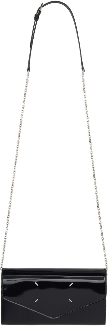 Vaatteet Maison Margiela Four Stitches Chain Wallet Musta | SA1UI0037 P5135