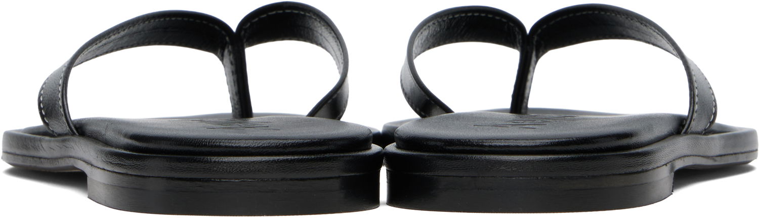 Vaatteet Aeyde Aeyde Melody Leather Toe-Post Flip-Flops Musta | A11-FS-FDMR08FL191-SS25-800-007, 1