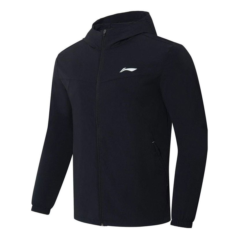Tuulitakki Li-Ning Running Windbreaker Musta | AFDS365-6