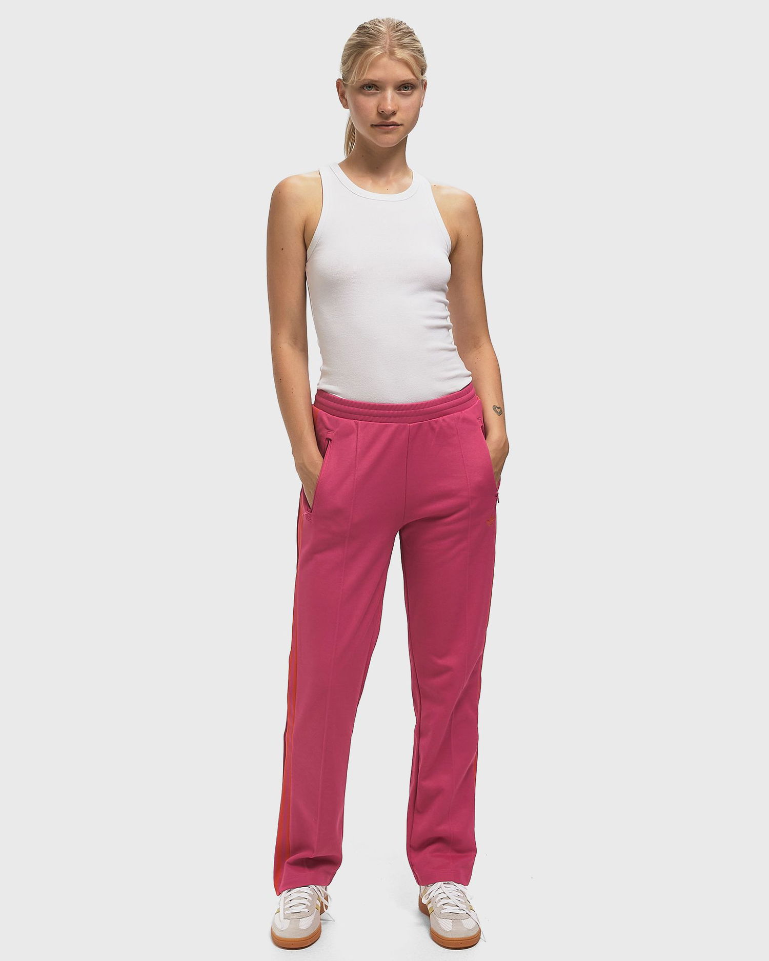 Verryttelyhousut adidas Performance Track Pants Vaaleanpunainen | JW6060, 1