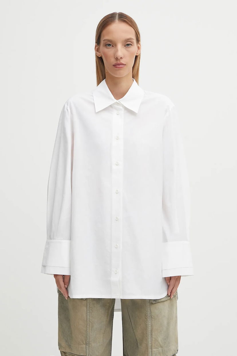 Paita Barbour Barbour Evette Relaxed Fit Shirt Valkoinen | LSH1712WH11