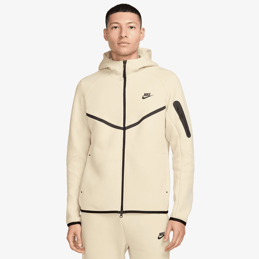 Huppari Nike Tech Fleece Full-Zip Hoodie Beige | HV0949-234