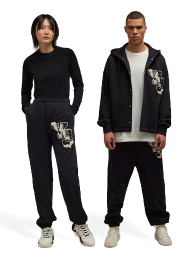 Verryttelyhousut Y-3 Graphic French Terry Musta | IQ2128
