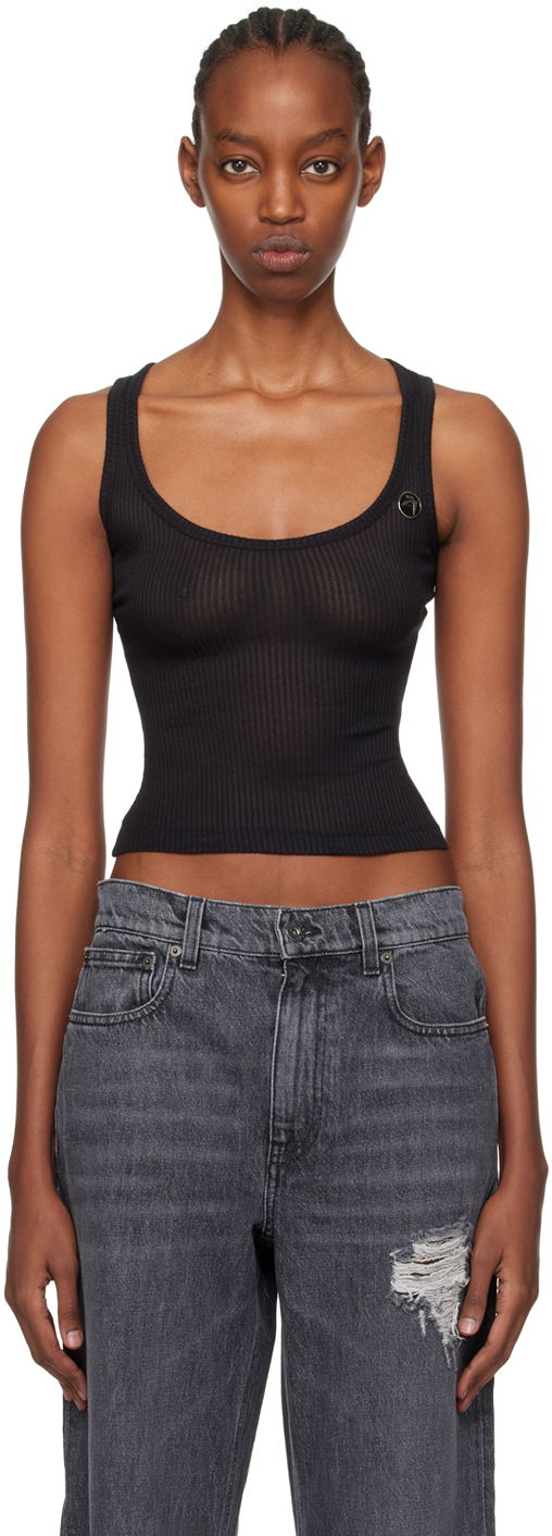Tankkitoppi Ambush Scoop Tank Top Musta | BWAG004S24JER0011000