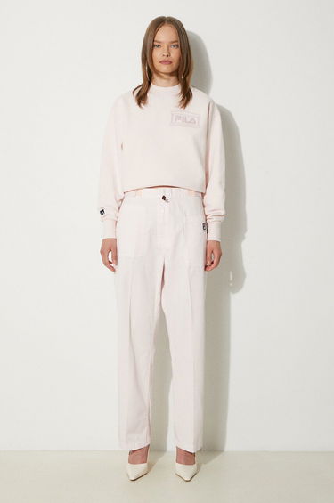 Cargo housut FILA Fila x Aries High Waist Pant Vaaleanpunainen | 42PS24PA010122690227, 1