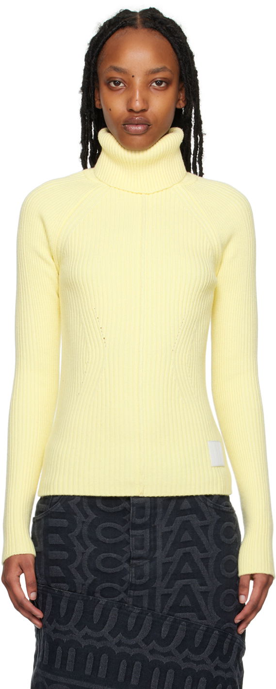 Villapaita Marc Jacobs Marc Jacobs Ribbed Turtleneck Sweater Keltainen | N604W07RE22