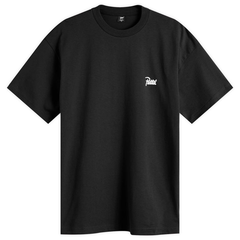 T-paita Patta Script Logo T-Shirt, Size X-Small Musta | POC-AW25-1000-290-0071-001