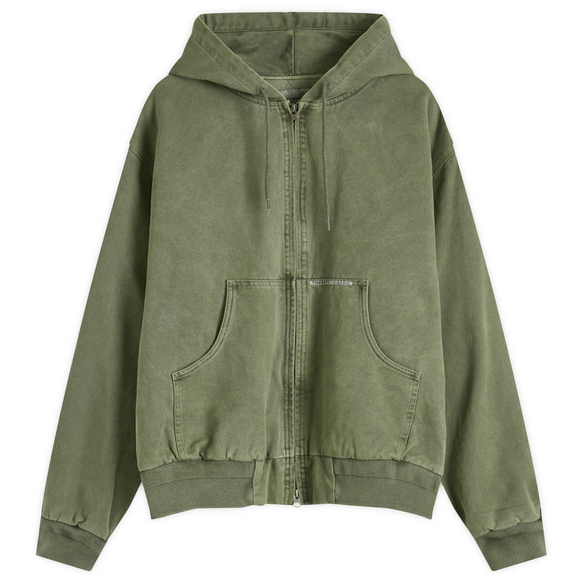 Takki thisisneverthat Overdyed Hooded Jacket Vihreä | TN243POWLS04-OLIV
