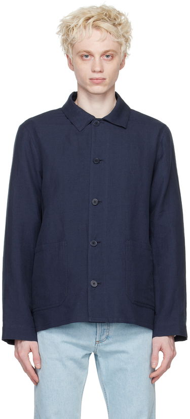 Paita A.P.C. Navy Kerlouan Tummansininen | LIAEO-H03053, 0