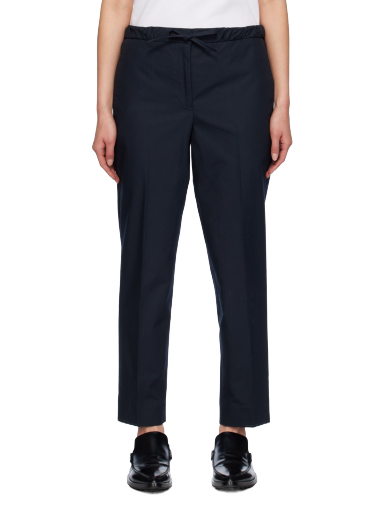 Housut Jil Sander Cropped Trousers Tummansininen | J40KA0015_J45039