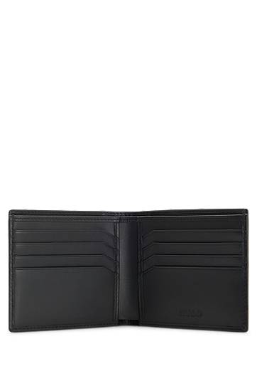 Lompakko BOSS Smooth Leather Wallet and Coin Case Set Musta | 50546130, 1