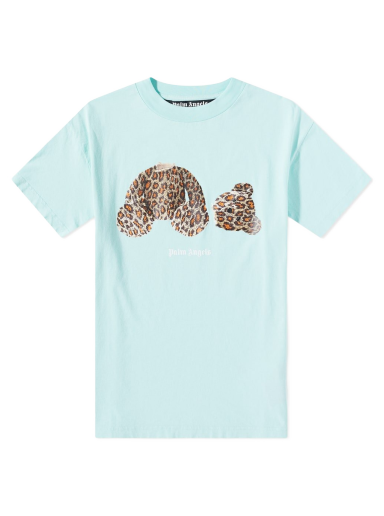 T-paita Palm Angels Leopard Kill The Bear Tee Turkoosi | PMAA001S22JER0185260